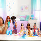 Mattel Disney The Little Mermaid Ultimate Ariel Sisters 7-Pack Set, Collection of 7 Fashion Mermaid Dolls, Toys Inspired by the Movie