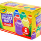 Crayola Washable Kids Paint, 6 Count, Kids At Home Activities, Painting Supplies, Gift, Assorted