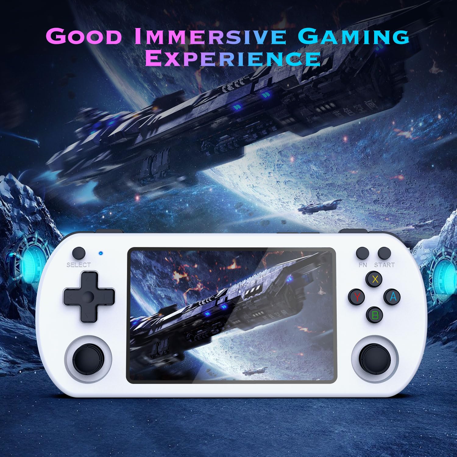 U8 Retro Handheld Game Console with 15,000+ Classic Games?4.0 - Inch IPS Screen?64G Dual TF Card?Powerful 3500 mAh Battery - Portable Gaming Device