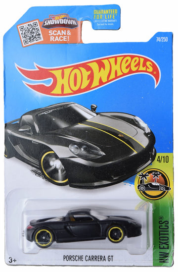 Hot Wheels Porsche Carrera GT, Exotics 4/10 - Black