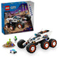 LEGO City Space Explorer Rover and Alien Life Toy, Space Gift for Boys and Girls Ages 6 and Up with 2 Minifigures, Robot and Extraterrestrial Figures,