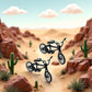 Wentoenapp 2Pcs Black 1/18 Diecast Bike Action Figure Toy, Mini Finger Mountain Bike Bicycle Art Crafts Desktop Decor Finger Bikes