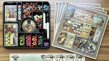 A Wayfarer’s Tale: The Journey Begins - Strategic Board Game for 1-4 Players, Ages 10+, 45-60 Minutes, with Narrative Solo Mode | A Map-Based Game