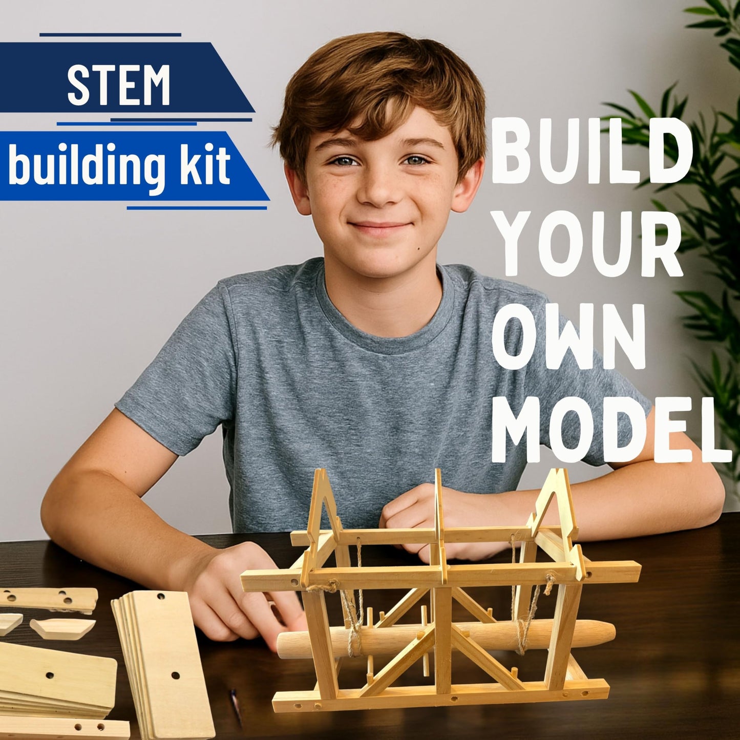 Pathfinders STEM kit | Roman Empire Battering Ram | Medieval Weapons Science Kits for Kids Age 8-10 10-14 | stem Kits for Kids Age 12-14 Physics Toys