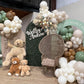 Sage Green and Brown Latex Balloons for Safari Jungle Woodland Theme Birthday Baby Shower Party Decorations