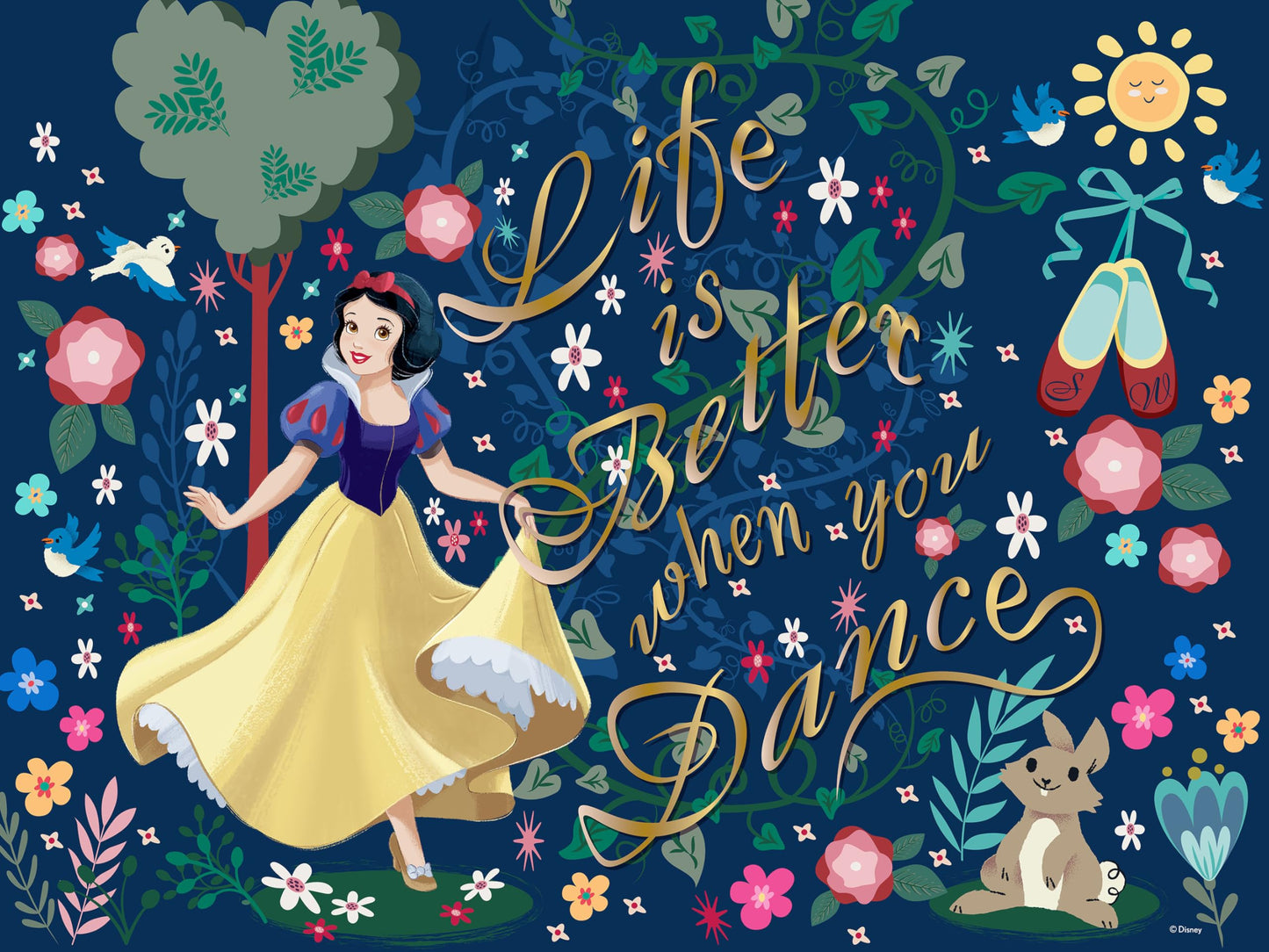 Ceaco - Disney Life is Better When You Dance - 300 Piece Puzzle for Adults