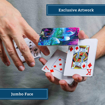 Boardwalk Puzzles Finding Unicorns, Featherlight Unique Playing Cards, Fun Themed Deck for Home and Travel