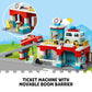 LEGO DUPLO Parking Garage and Car Wash Set 10948, Learning Toy for Toddlers with Garage, Gas Station & Toy Cars, Gifts for 2 Plus Year Old Boys &
