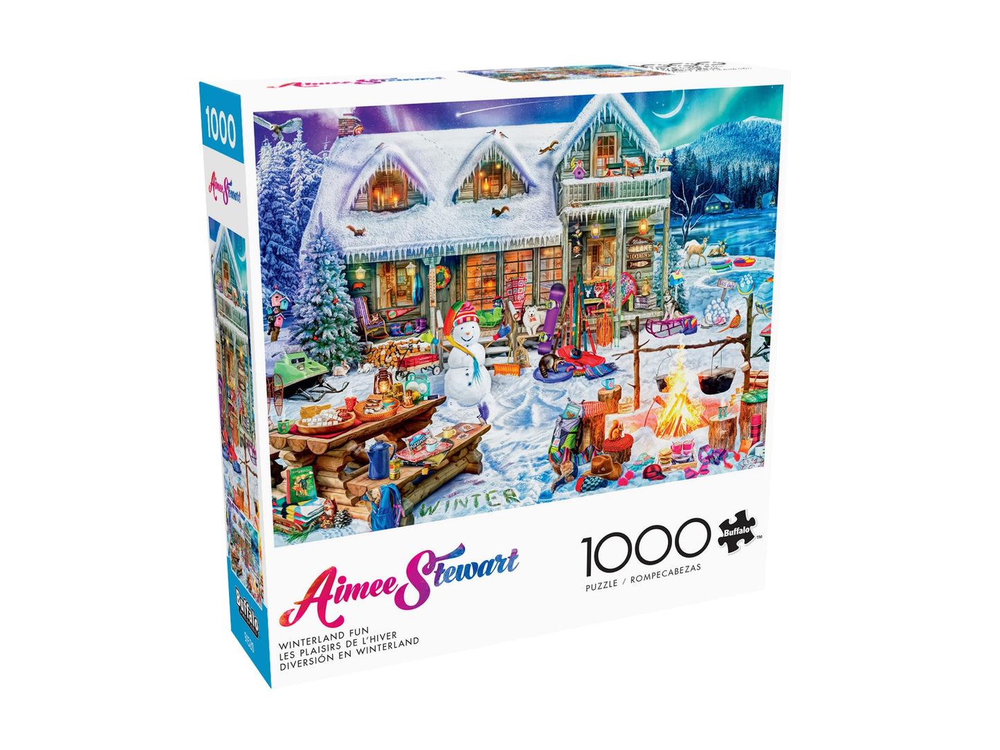 Buffalo Games - Aimee Stewart Winterland Fun - 1000 Piece Puzzle for Adults