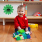 Follies The Sensory Garden Baby Stroller and Tummy Time Toy - Portable Baby Toy - Crinkles, Mirror & Textures, Montessori-Inspired Infant Toy