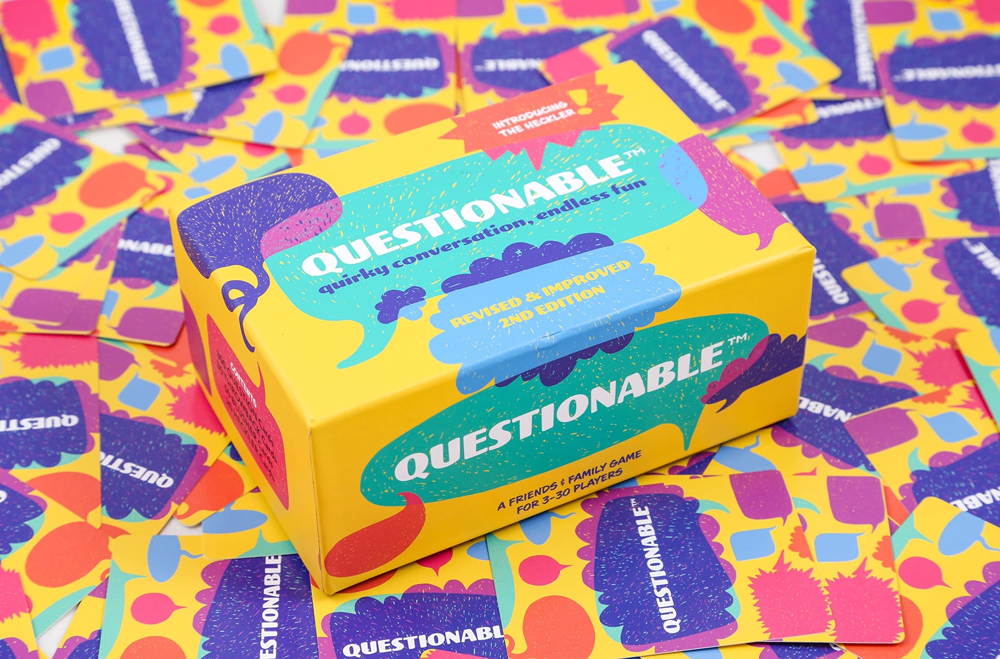 Questionable 2 - The Best Icebreaker Card Game to Get Adults Talking - Card Game for Families' Weekly Game Night (First Edition)