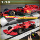Voltz Toys Licensed Ferrari F1 SF1000 RC Car Building Kit, 1/16 Scale Supercar Assembly Set with Remote Controller, Licensed Model, 65 Pieces, STEM