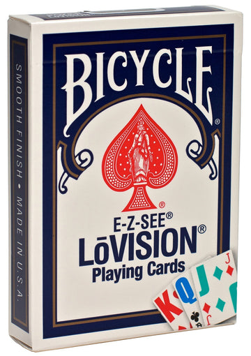 Bicycle Lo- Vision Playing Cards Blue Deck