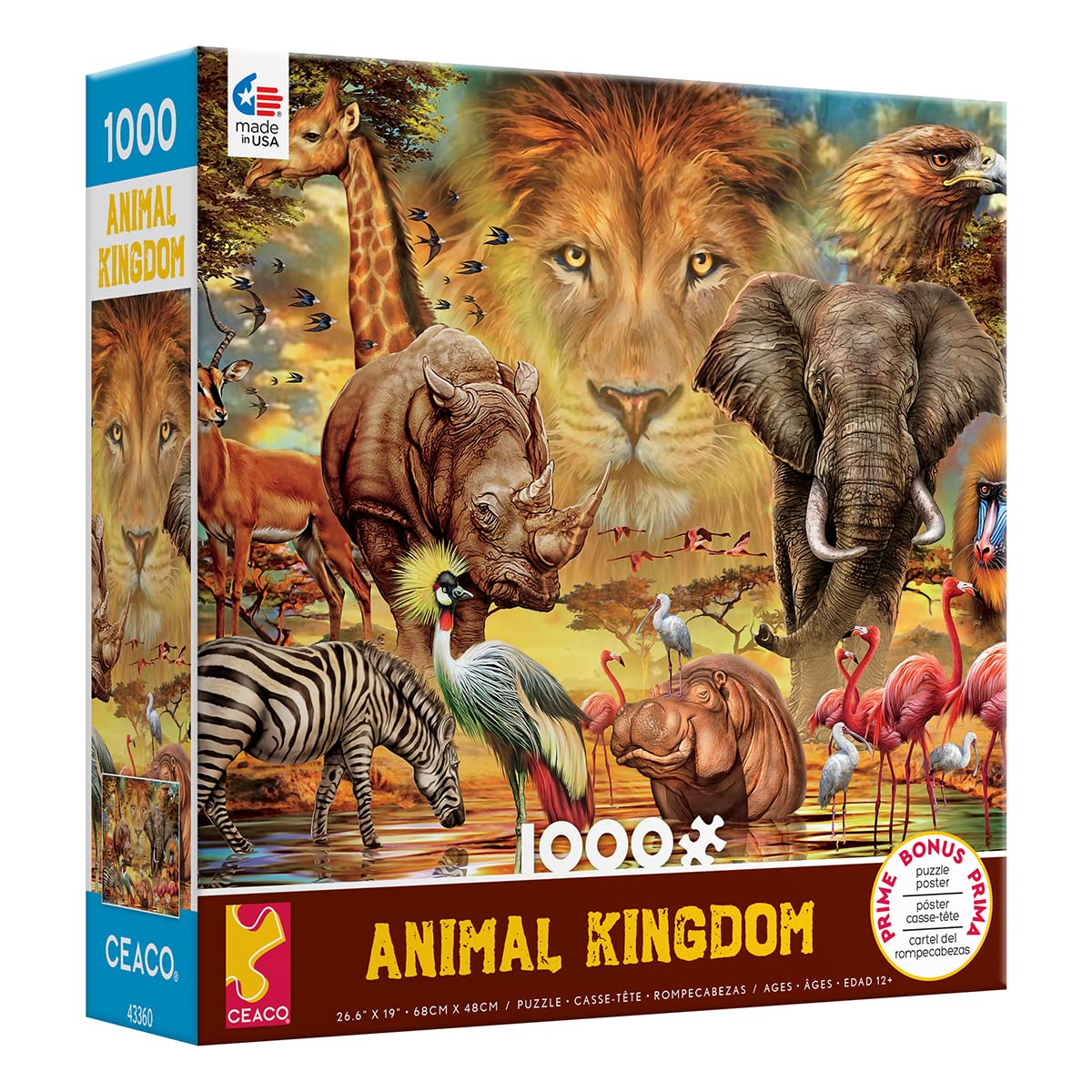Ceaco - Animal Kingdom - King Sky - 1000 Piece Jigsaw Puzzle