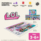 Buffalo Games - LOL - 4 X 1 Kids Multipack - LOL Travel - Multi Piece Jigsaw Puzzle for Adults -Challenging Puzzle Perfect for Game Nights - Finished