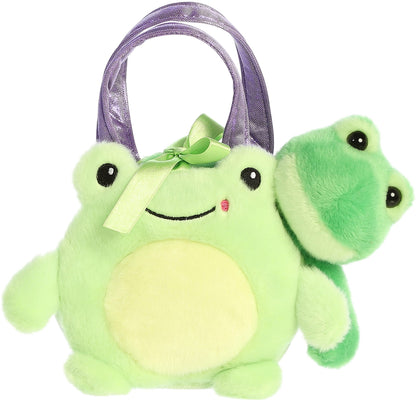 Aurora Fancy Pals 9.5" Frog Fashionable Stuffed Animal