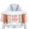 ZAIBIANHAO Fairy First Birthday High Chair Banner