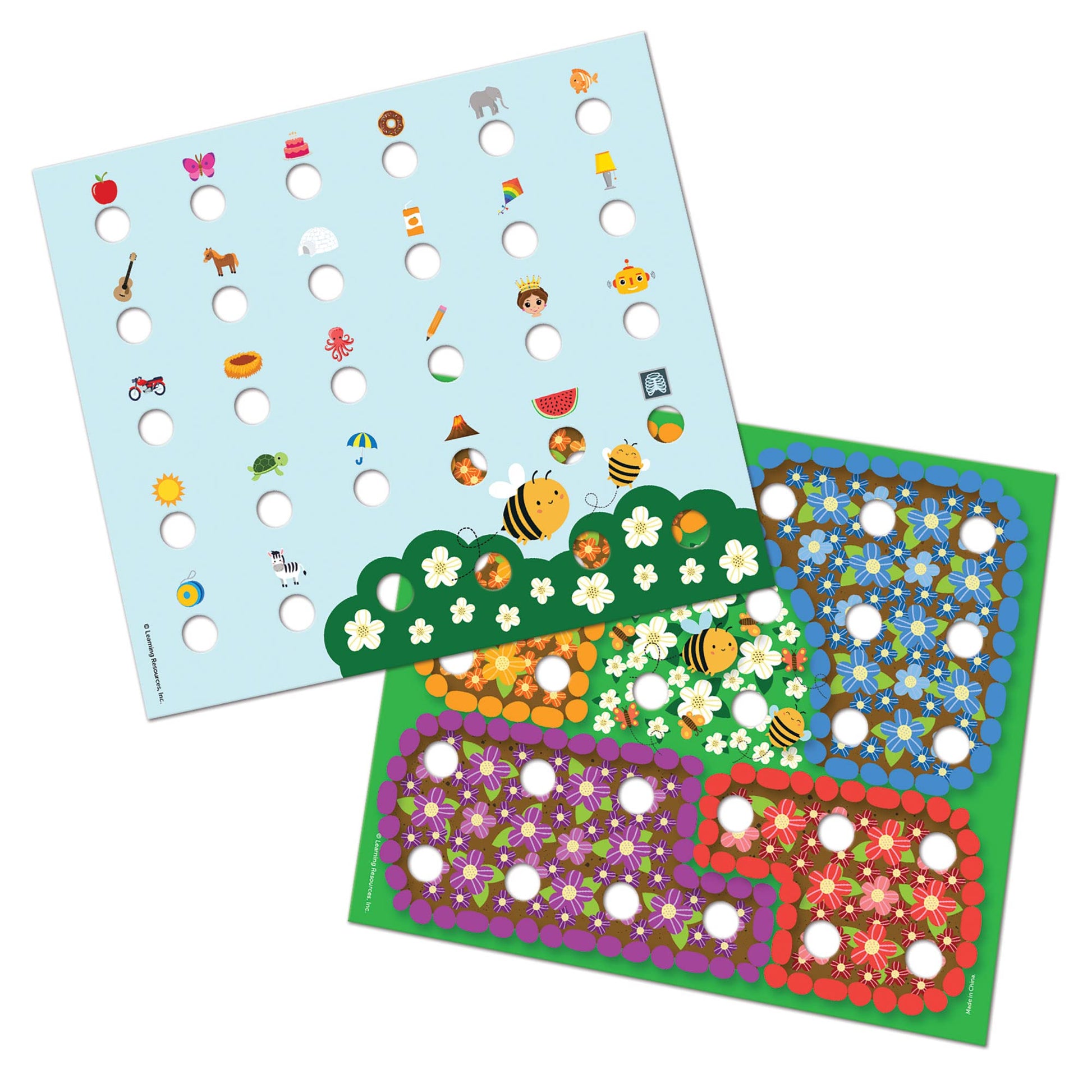 Learning Resources Alphabet Garden Activity Set - 45 Pieces, Age 3+ Educational Indoor Games, Preschool Alphabet, Toddler Brain Toys, Toddler