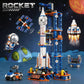 kececo Model Rocket Building Kits for Kids 6-14, Space Ship Rocket Building Toys, 1065 Pcs Spaceship Space Shuttle Collectible Display Model Building