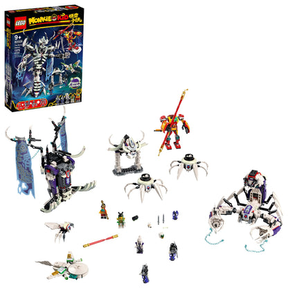 LEGO Monkie Kid The Bone Demon 80028 Creative Toy Building Kit; Awesome Play-as-You-Build Set for Kids (1,375 Pieces)