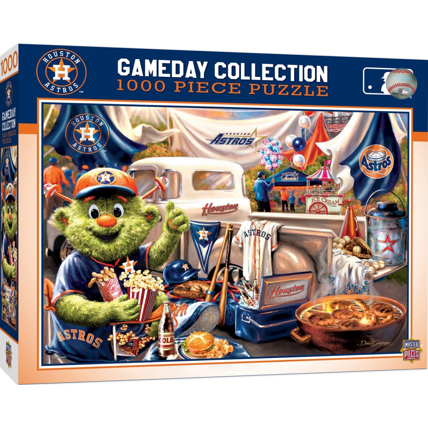 MasterPieces 1000 Piece Jigsaw Puzzle for Adults - MLB Houston Astros Gameday - 19.25"x26.75"