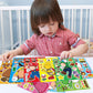 EHQEHQ 40 Pieces Make-a-face Stickers Pack, Super Bros Make Your Own Stickers, Mixed & Matched with 8 Designed Characters(5 of Each) for Party