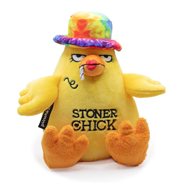 Punchkins Chicken Plushie - Stoner Chick Sassy Chicken Plush, Gift for Smokers, Silly Plush Toy for Gifting