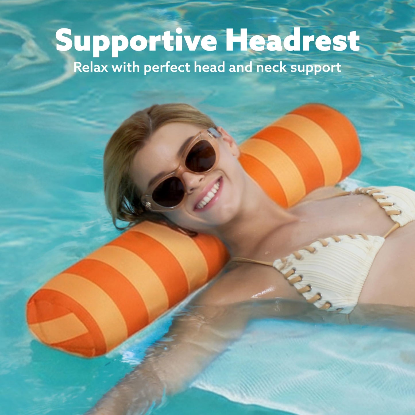 Sloosh 3 Pack Multi Purpose Swimming Pool Hammock, Inflatable Pool Floats for Outdoor, Beach, Water Lounges Pool Accessories (Saddle, Lounge Chair