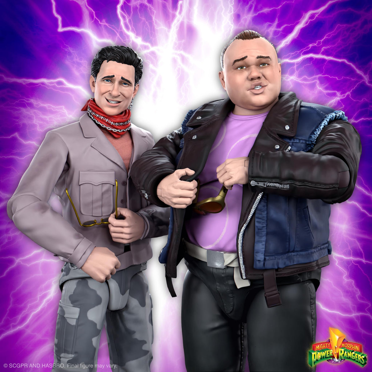 Super7 ULTIMATES! Mighty Morphin Power Rangers Bulk - 7" Power Rangers Action Figure with Accessories Classic TV Show Collectibles and Retro Toys