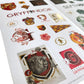 Paper House Productions Harry Potter Foil Accent 512-Piece Officially Licensed Sticker Folio - Houses, Characters, Planner Stickers and More!