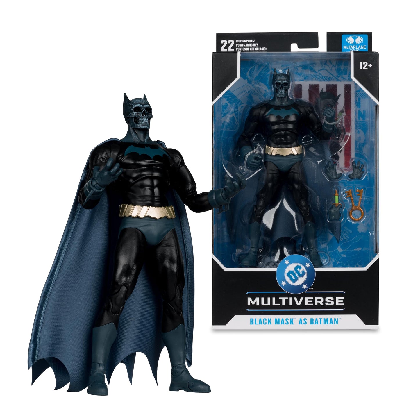 McFarlane Toys-DC Multiverse Black Mask as Batman (Beneath The Mask) 7in Action Figure