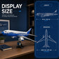 LQPFBSM Boeing 787 Airliner Building Block Set 1353 Pcs Large Passenger Plane Model Kit with Display Stand Commercial Aircraft Building Bricks