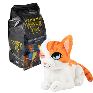 Warrior Cats Large Mystery Plush, Series 1, Book Series, Mystery Plush Bag, Blind Bag, 1 of 4 Possible, Official Merch
