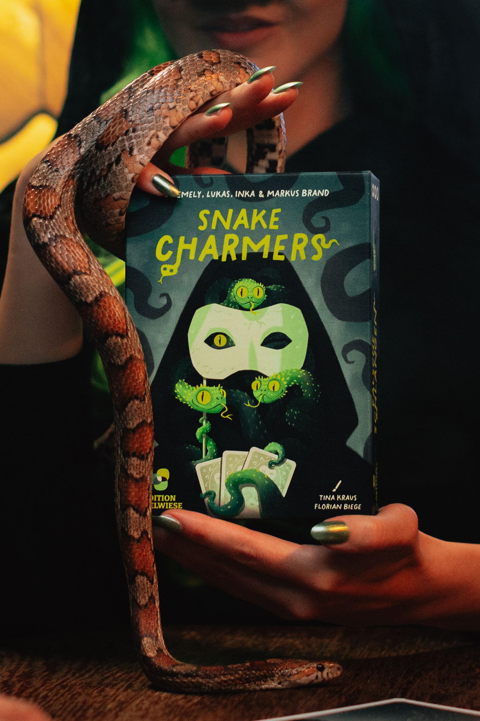 Snake Charmers | Bluffing & Deduction Card Game for Adults, Teens & Kids | Outsmart Rivals & Uncover Hidden Roles | Fun Strategic Party Game