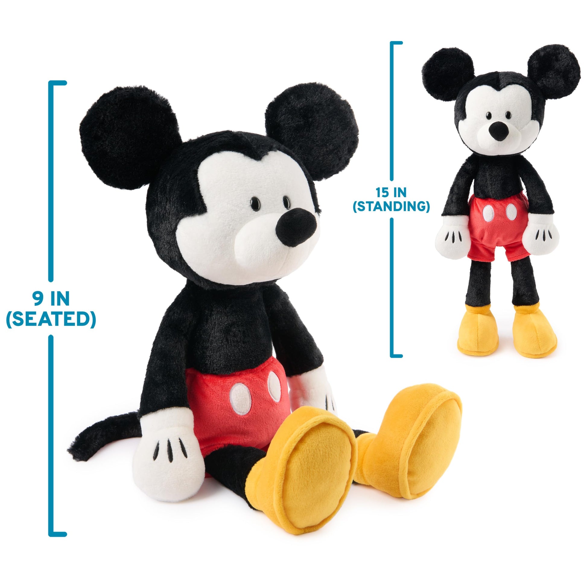 GUND Disney Official Mickey Mouse Toothpick 15-Inch Plush Toy for Ages 1+