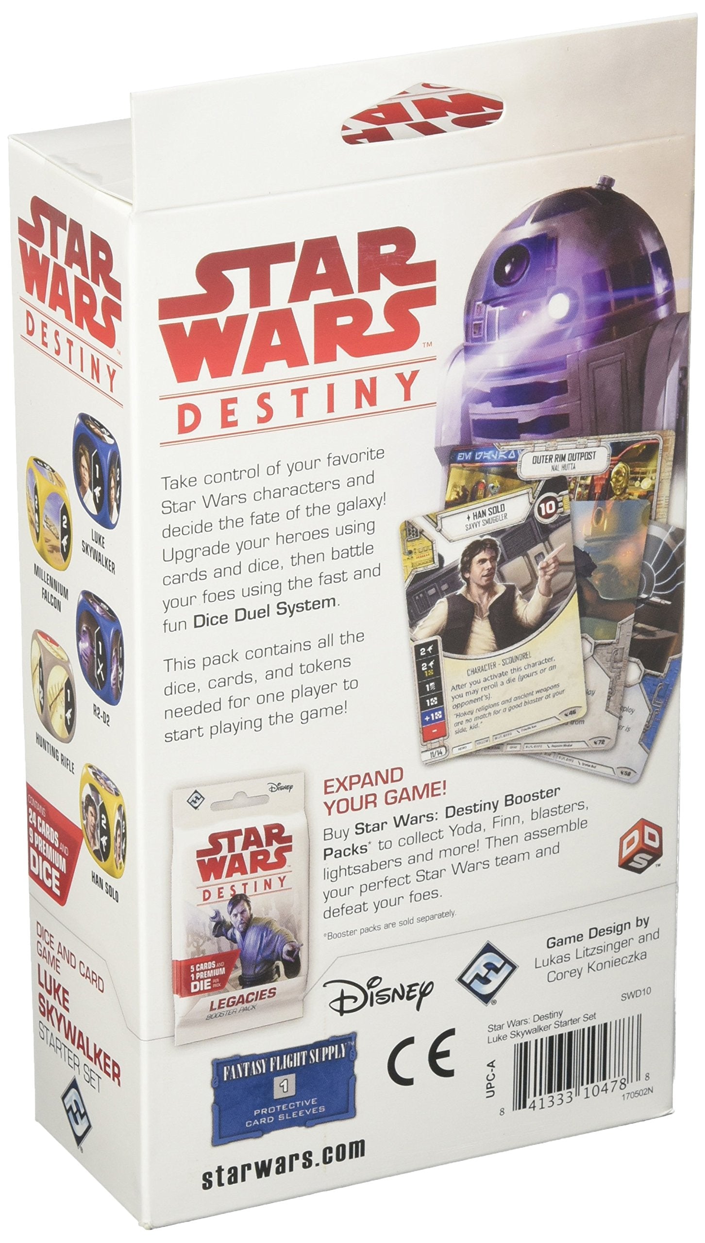 Star Wars Destiny Luke Skywalker Starter Set | Collectible Dice and Card Game | Strategy Game for Adults and Kids | Ages 10+ | 2 Players | Average