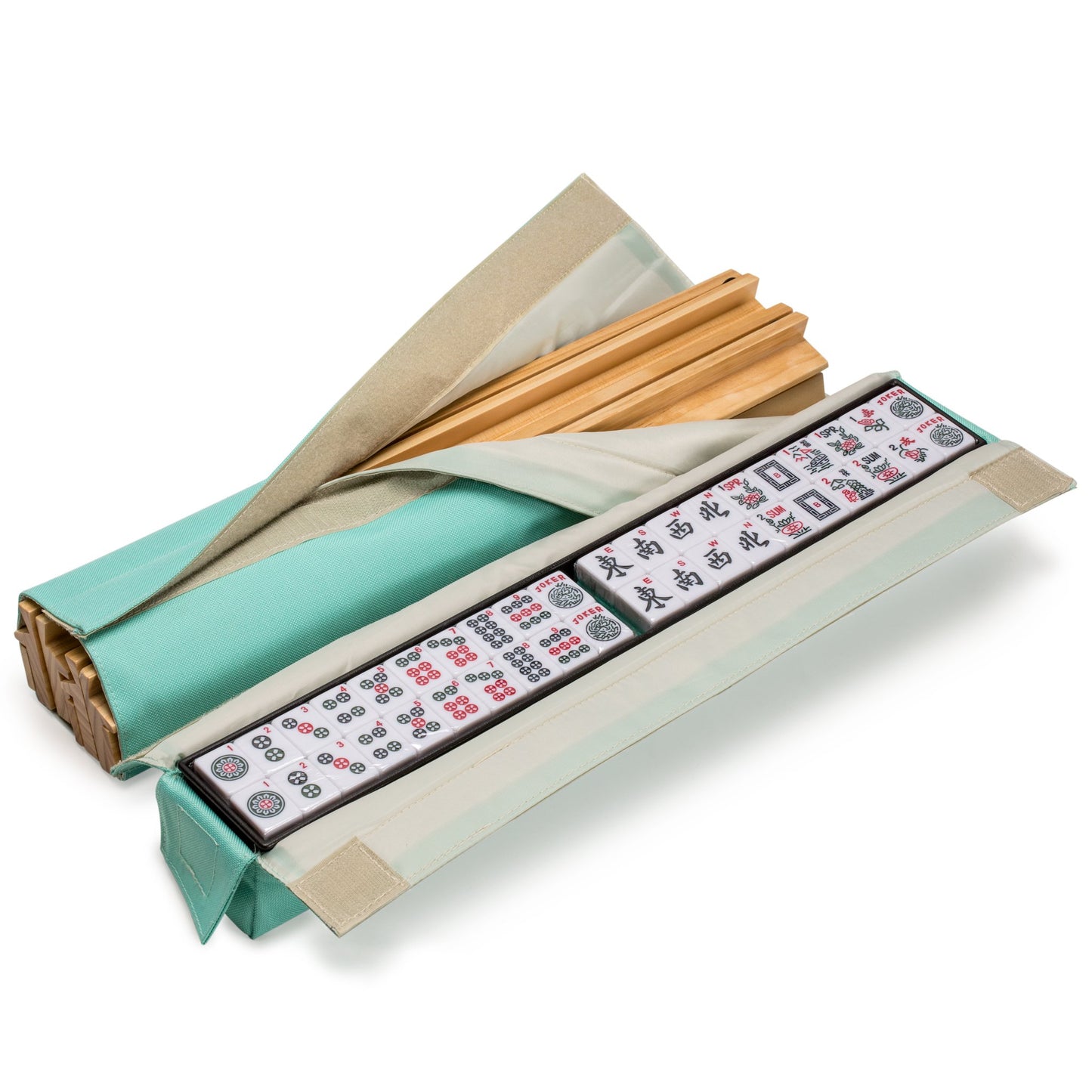Yellow Mountain Imports Soft Case Set for American Mahjong, Pepper (Case Only)