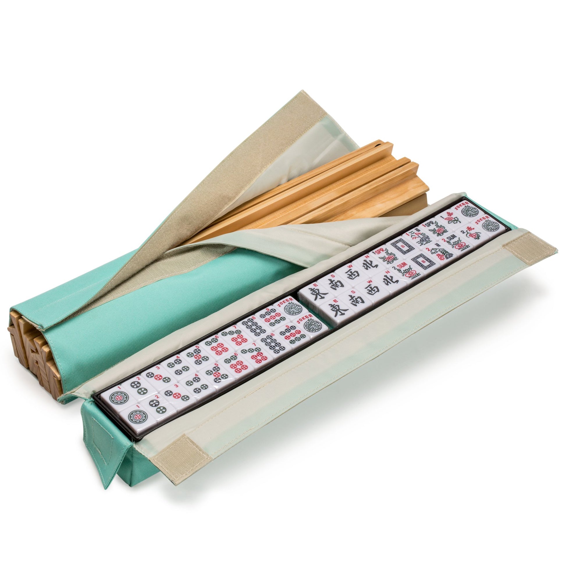 Yellow Mountain Imports Soft Case Set for American Mahjong, Pepper (Case Only)