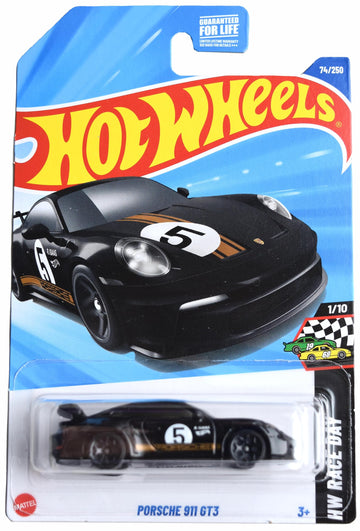 Hot Wheels Porsche 911 GT3, HW Race Day 1/10 [Black] 74/250