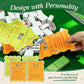 ZWFCGMMBC 4 Pcs Mahjong Tile Shufflers with Printed Mahjong Rules - Manual Mahjong Mixer & Shuffle Cards for Beginners, Durable Mahjong Gift