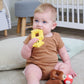Simba My Mario Baby Plush Rattle - 6-Inch Star Sensory Grab Toy for Infants