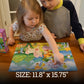 HomeWorthy Puzzles for Kids Ages 4-8 Kids Jigsaw Puzzles 72 Piece Toddler Princess Puzzle Unicorn Jigsaw Puzzle with Thick Pieces and Sturdy Box