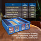 BCW Collectible Card Bin - Blue | Holds 3200 Cards | Includes 4 Dividers | Storage for Pokémon, MTG & Sports Cards