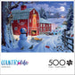 Buffalo Games - Winter Frolic - 500 Piece Christmas Jigsaw Puzzle - Festive Puzzles for Adults - Precision-Cut Pieces, Holiday Artwork, and Hours