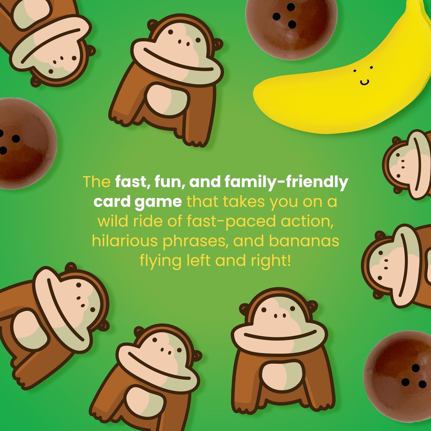 800 Pound Gorilla Board Game by Taco Cat Goat Cheese Pizza - Fun Family Card Game for Kids and Adults - Great for Family Game Night, Birthday Gift