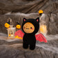 Plushland 10 Inch Halloween Plush Toys Bat, Skeleton,Ghost Spooky Stuffed Animal Stuffies Soft Trick or Treat Party Decor Stuffy for Kids Adults