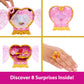 Mattel Disney Princess Belle Fashion Doll & Accessories with 8 Surprises, Including Heart Gem Box, Ring for Child & 9 Pieces, Inspired by Movie