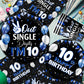 142pcs 10th Birthday Decorations for Boys,10 Year Old Birthday Decorations Tableware Double Digits Birthday Boy Plates and Napkins Cups Tablecloth