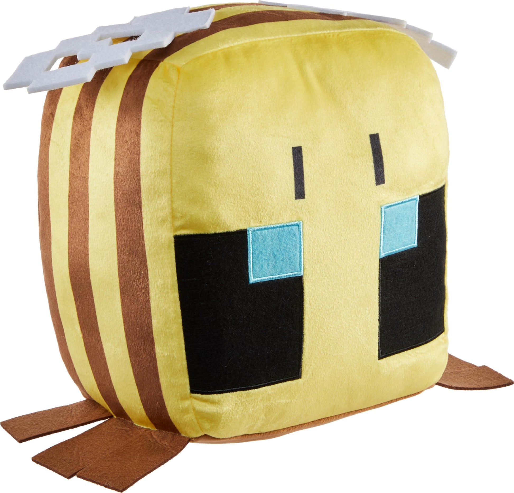 Mattel Minecraft Cuutopia Bee Plush, 10-inch Soft Rounded Pillow Doll, Video Game-Inspired Collectible Toy