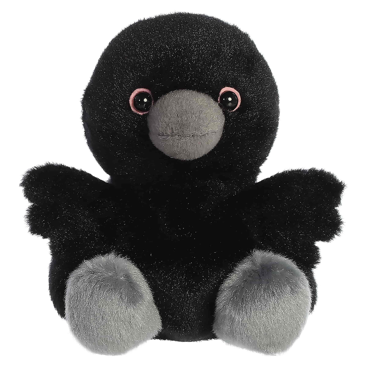 Aurora Palm Pals 4.5" Poe Raven Spooky Plush